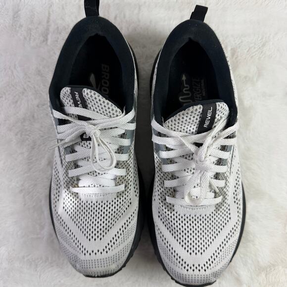 Brooks Revel 6 Women’s Size 8.5 White/Black Running Shoes 1203611B121 - Picture 8 of 10